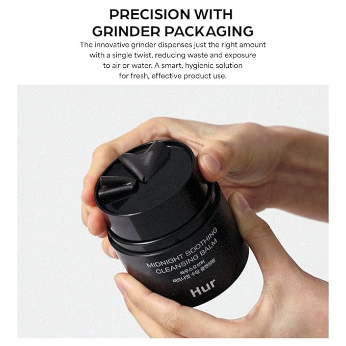 Midnight Soothing Cleansing Balm with Black Rice & Chia Seed Extracts | Hydrating & Calming Korean Skincare | 1.69fl.oz