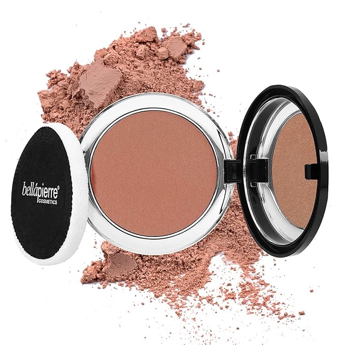 bellapierre Compact Mineral Blush | Warm Dewy Glow | Non-Toxic and Paraben Free | Suitable for All Skin Types | Compact Case - 0.35-Ounce – Autumn Glow