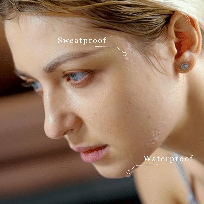 Color Changing Medium/Light 4 in 1 Hydrating full coverage concealer Foundation makeup Liquid-Longwearing & Waterproof- with SPF 50