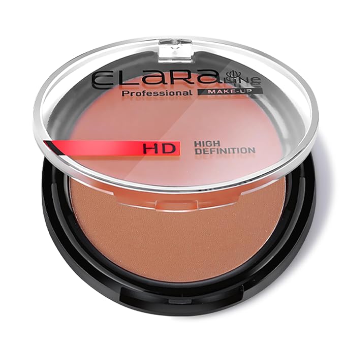 Powder Blusher, Paraben-Free, Pressed Powder, Natural Color Varieties, Lightweight, Halal Certified, Easy to Apply, Makeup Gift for Girls & Women, 73 Peach