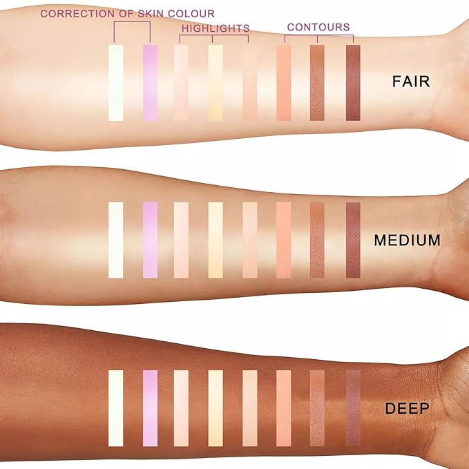 Youngfocus Cosmetics Cream Contour Best 8 Colors and Cream Contour Face Blushes