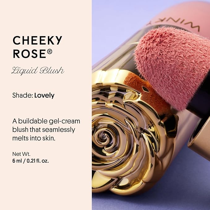 Winky Lux Cheeky Rose Lovely Liquid Blush and Nova Liquid Highlighter