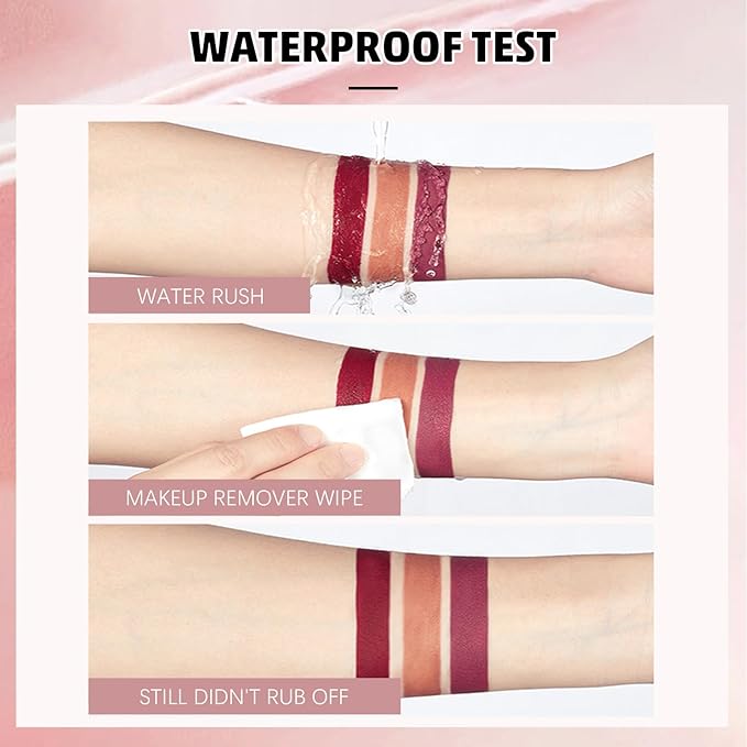 Matte Lip Gloss, Lip Gloss Silky Smooth Finish, Lipgloss Makeup Colorful and Creamy Texture, Lipstick for Every Occasion, Lip Oil Moisturizing and Hydrated #08