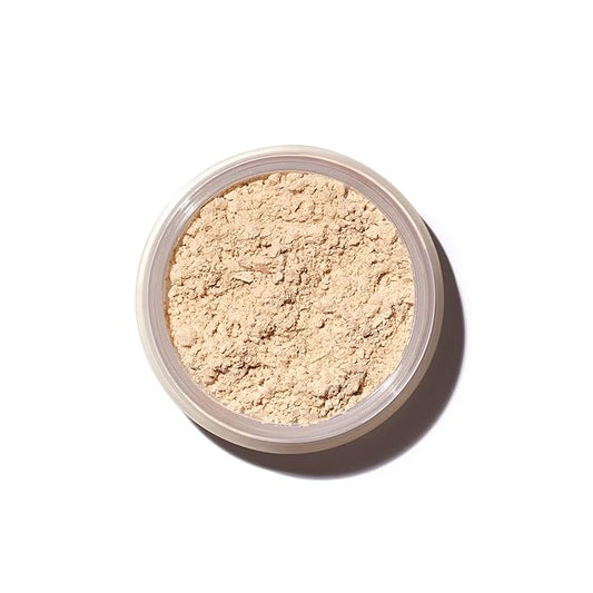 Saie Airset Radiant Loose Setting Powder - Weightless Face Powder to Set, Smooth + Diffuse Face Makeup - Formulated with Hydrating Squalane - Translucent (0.14 oz)