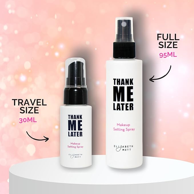 Elizabeth Mott Thank Me Later Makeup Base Face Primer (30g) & Dewy Setting spray 95ml & Setting Spray 30ml