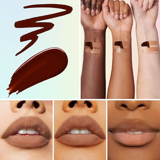 O'CHAIN Peel Off Lip Stain & Lip Liner Masque – Velvet Matte Finish Long Lasting Waterproof and Transfer Proof Lip Tint, with Moisturizing Formula Oil for Soft, Hydrated Lips (02 SABLE)