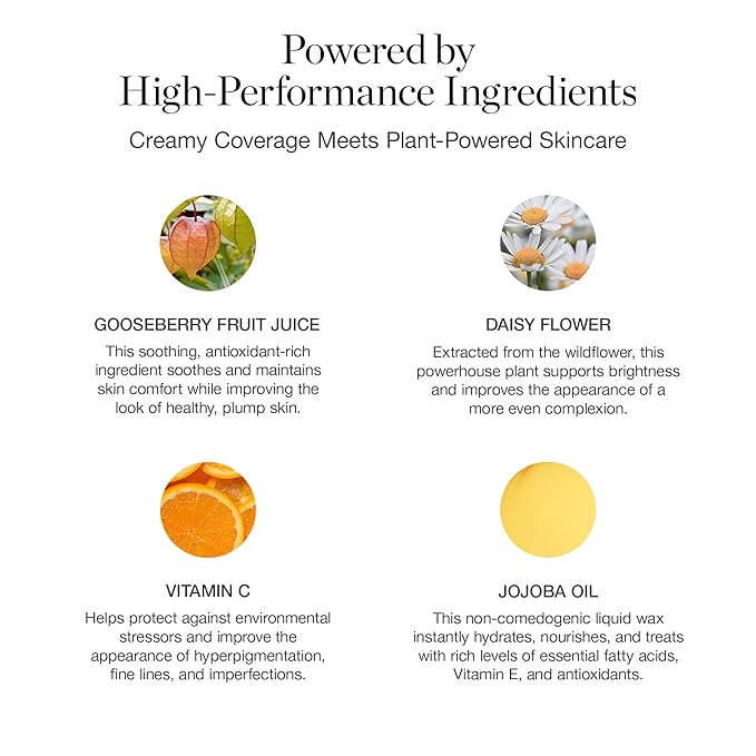 Ogee Complexion Perfecting Liquid Foundation - Lightweight Tinted Moisturizer For Face (Anjou 11.5N - Deep Beige, Golden Undertones) - with Vitamin C & Jojoba Oil - Certified Organic & Made in USA