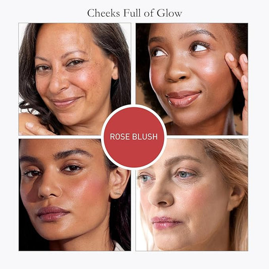 Multi-use Cream Blush Stick for Cheeks and Lips & Face, Long Wearing Blendable and Buildable Color Face Sticks- Natural Ingredients & Clean Beauty Stick Blush for Cheeks