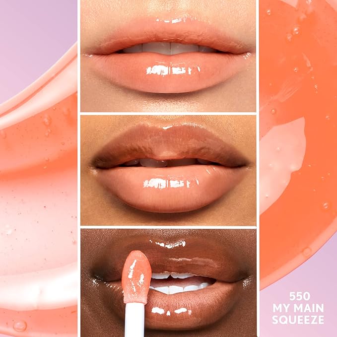 COVERGIRL Clean Fresh Yummy Lip Gloss, Sheer, Natural Scents, Vegan Formula - My Main Squeeze