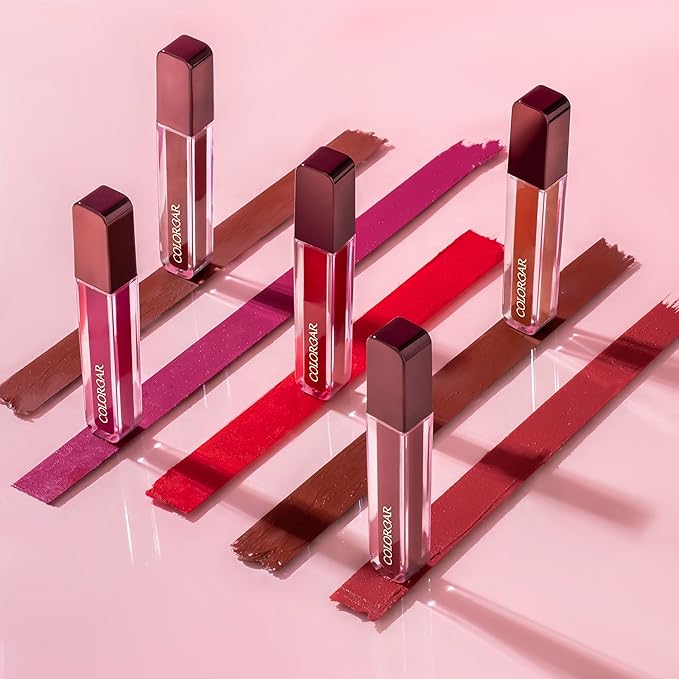 Powerkiss Vegan Matte Lipcolor - Hydrating Matte Lipstick - Talc-Free and Highly Pigmented Liquid Lipstick - 003 Hot Fire - 0.16 oz