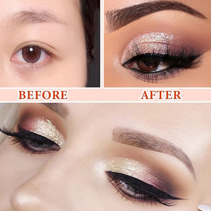 12 Color Naked Eyeshadow Palette, Pearly Earth Color, Natural Shimmer, Professional Waterproof and Smudge Proof Eye Makeup Set for Women