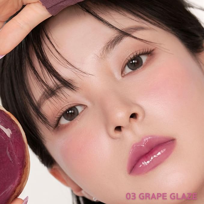 BBIA Last Velvet Tint (V03 EXTRA RED) + Over Glaze Stick (03 GRAPE GLAZE) BUNDLE SET