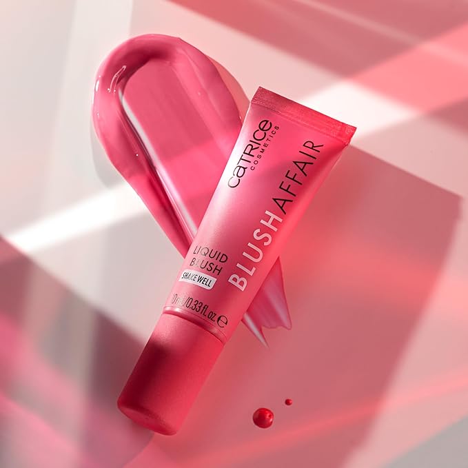 Catrice | Blush Affair Liquid Blush | Long-Lasting & Lightweight Multi-Use Make Up for Cheeks & Lips | Vegan & Cruelty Free | Without Parabens, Gluten, & Preservatives (10 | Pink Feelings)