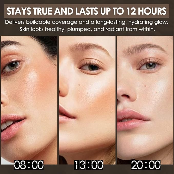 FOCALLURE PerfectBase Lasting Poreless Liquid Foundation, Medium to Full Coverage with Matte Finish, Covers Blemishes & Under-Eye Circles for All Skin Types, WP12 Dune