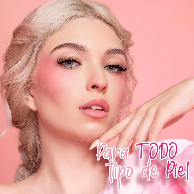| Liquid Blush | Long-Lasting Liquid Blush | Non-Greasy | Highly Pigmented | Suitable for All Skin Types | Matte Colors | Subtle Shimmer Highlights | Shade: Natural | 6ml | Model PKLB02