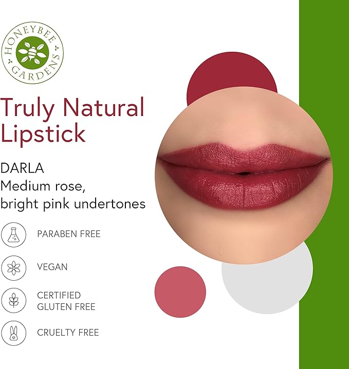 Honeybee Gardens Lip Liner + Lipstick Bundle, Zen & Darla