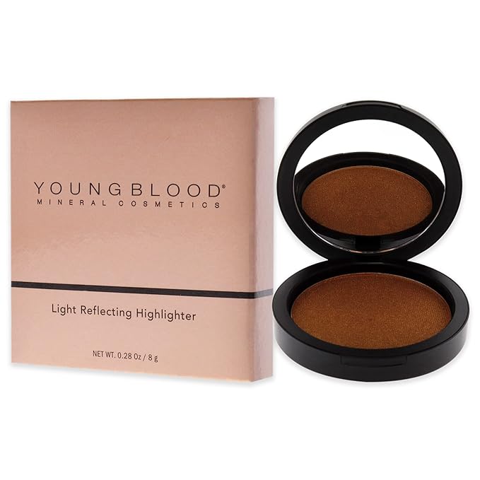 Youngblood Clean Luxury Cosmetics Light Reflecting Highlighters | Natural Radiant Complexion Highlight with Diamond Powder | Cruelty Free, Paraben Free, Gluten Free (Fiesta)