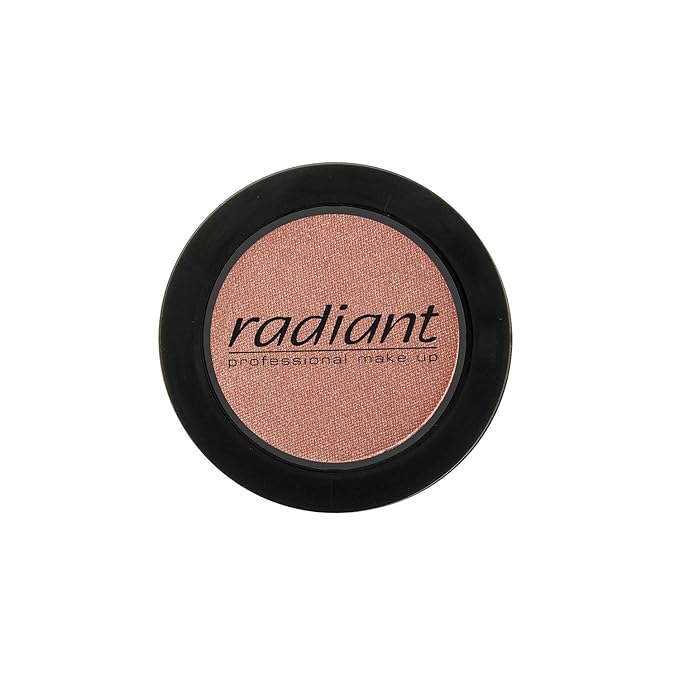 Radiant Professional Blush Color - Pressed Powder Compact Blusher in Matte & Pearly Shades - Suitable for Most Skin Types - Easy to Apply - 4 grams - Red Earth (119)