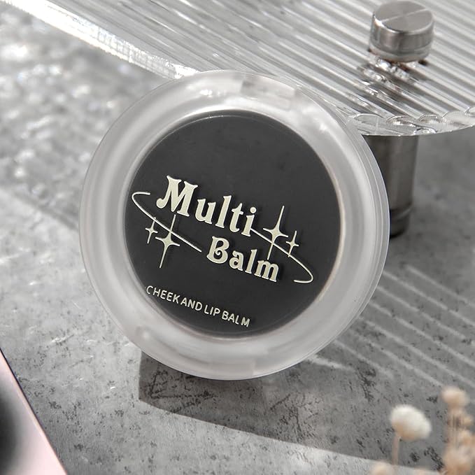 Black Cream Blush, Color Changing For Cheeks & Lips Balm Tint Black Clear Crystal Blush, Color Change pH Magic Waterproof Gel Cheek Blendable Multi-Use Balm