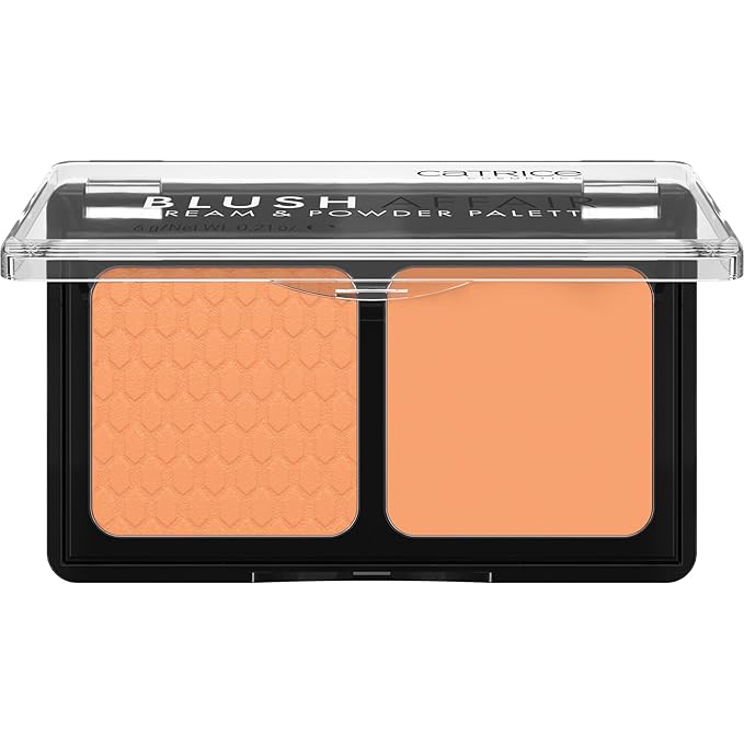 Catrice | Blush Affair Cream & Powder Palette | Highly Pigmented Radiant Cream & Soft Matte Powder | Vegan & Cruelty Free (030 Absolute Apricot)