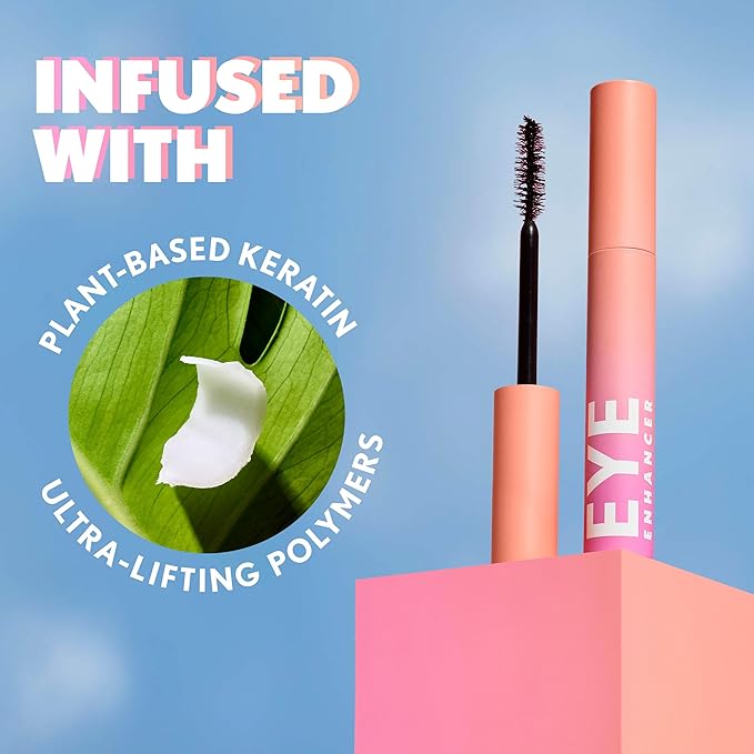 COVERGIRL Clean Fresh Yummy Gloss - My Strawbooty + Eye Enhancer, Intense Black, 3D Mascara