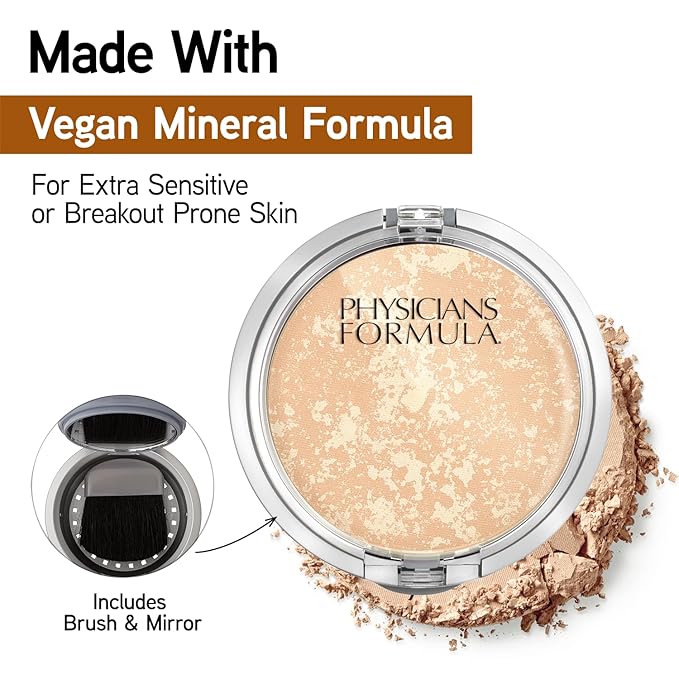Physicians Formula Mineral Wear Pressed Powder, Translucent, 0.30 Ounce