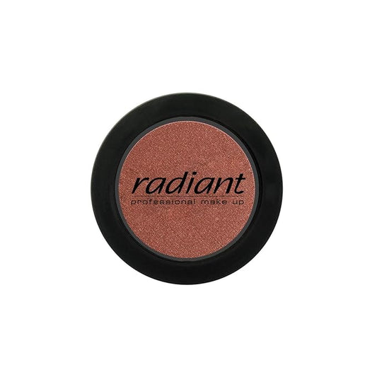 Radiant Professional Blush Color - Pressed Powder Compact Blusher in Matte & Pearly Shades - Suitable for Most Skin Types - Easy to Apply - 4 grams - Ceramic Brown (123)