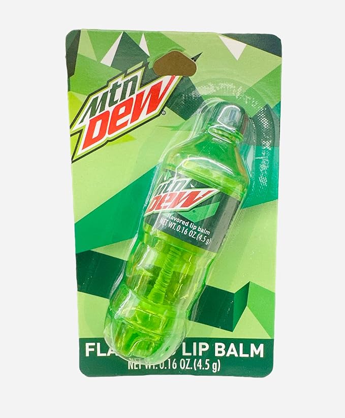 Taste Beauty Mountain Dew Molded Flavored Soda Bottle Lip Gloss