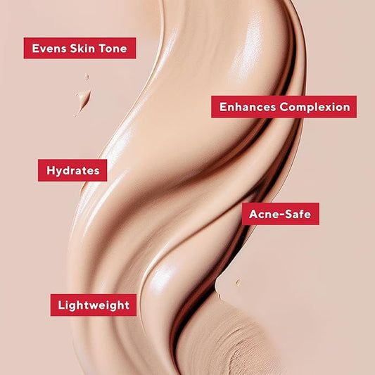Mirabella Invincible For All HD Liquid Foundation - Anti-Aging Full Coverage Liquid Face Makeup - Moisturizing, Hydrating & Lightweight Foundation for All Skin Types (Mocha VI, Original Packaging)