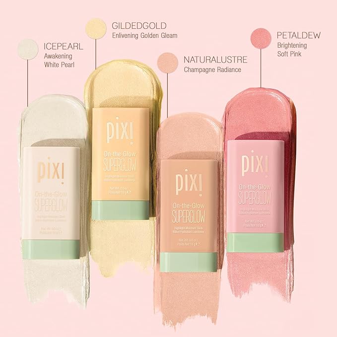 Pixi Beauty SunKissed Sheen On-the-Glow Trio, Blush, Bronze, and Highlighter Routine