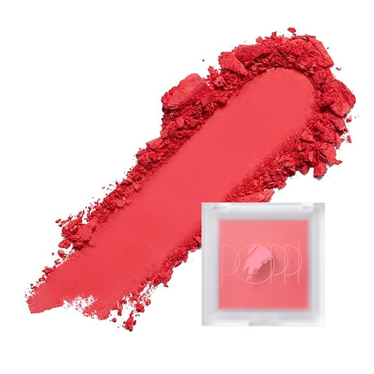 Silky Matte Blush - Luxurious Blush Powder for Cheeks, Long-Lasting, Natural, Powder Blush Palette, Complements All Skin Tones, Cruelty-Free, Vegan, Pigmented - Fun N’ Flirty