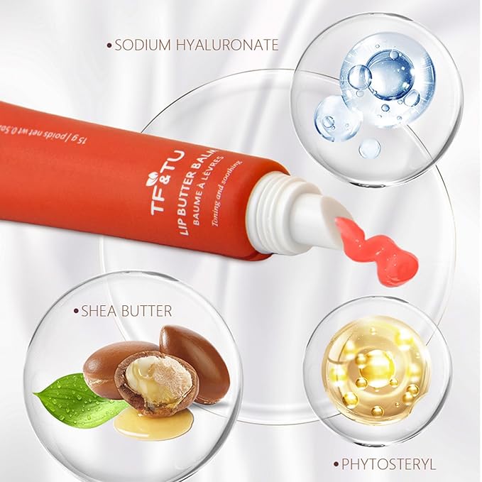 6 Colors Hydrating Lip Gloss Lip Oil, Moisturizing Lip Balm Non-Sticky Tinted Lip Oil, Glossy Lip Gloss, Long Lasting Lipgloss Plumping Jelly Liquid Lipstick