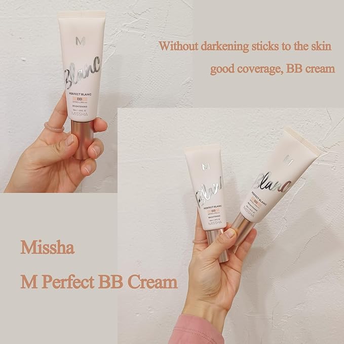lightness & Brightening Makeup for MISSHA M Perfect Blanc BB Creams(1.35fl.oz.), No.22 Beige