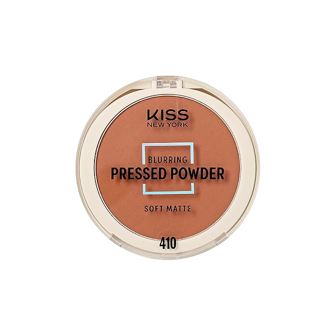 Soft Matte Pressed Powder, Blurring Poreless Face Powder Makeup, Medium Coverage Setting Powder Infused with Salicylic Acid & Niacinamide, Clean Beauty (Deep Honey, 0.28 Ounce)