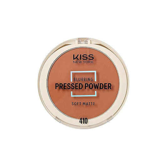 Soft Matte Pressed Powder, Blurring Poreless Face Powder Makeup, Medium Coverage Setting Powder Infused with Salicylic Acid & Niacinamide, Clean Beauty (Deep Honey, 0.28 Ounce)