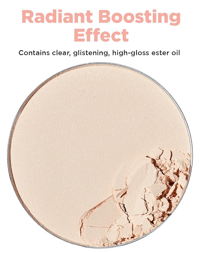 THESAEM Glam Glow Pact - Illuminating Pressed Powder for Oily & Combo Skin - Matte Finish with Radiant Finish - Sebum Control Pore Refining Pact with Natural Luminous Glow, 0.3oz.