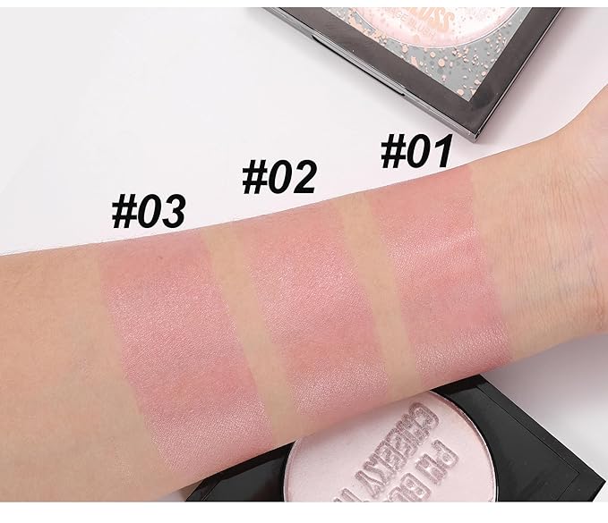 Multi Glow Balm Blush, Ph Changed Hydrating Tinted Cream Blush for Cheek & Eye & Lip Tint, Creamy Lightweight Blendable Highlighter Blusher, Face Illuminator, Radiant Skin Finish, #02
