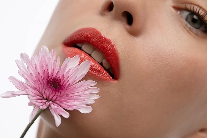 Coral Red Lipstick - Infused with Manuka Honey, Shea Butter, and Oils - Clean, Moisturizing, Natural - Cruelty-Free, Paraben-Free - Unique for All Skin Tones - Mexico City at 9