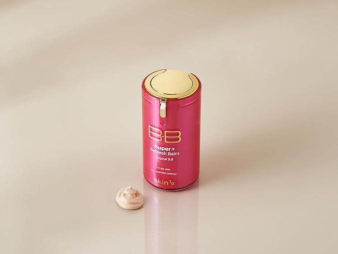 SKIN79 Super Plus Beblesh Balm Pink BB 40g All Day Lasting BB Cream - Made In Korea US exclusive Version K Beauty Flawless Radiant Base Foundation Makeup Blemish Cover Tinted Moisturizer Pink 21 color