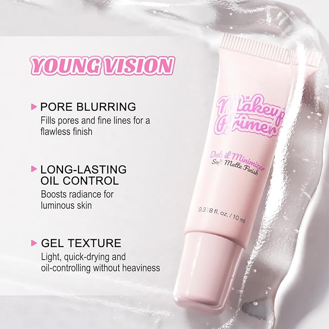 Makeup Primer, Primer for Face Before Makeup, Matte Poreless Face Primer Lightweight and oil-controlling Face Primer for Makeup for Older Women
