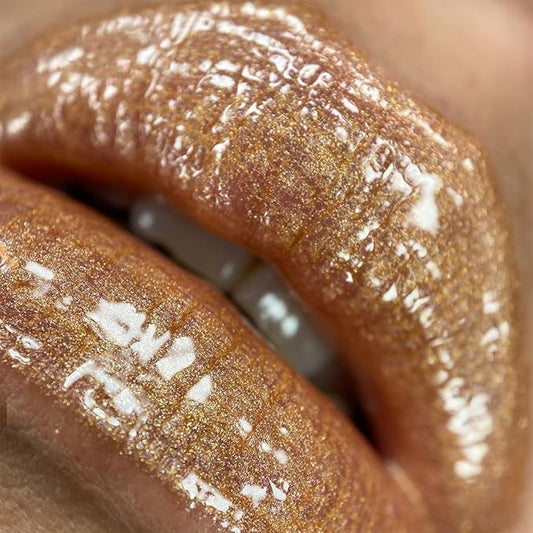 UNICORN SNOT Liquid Metal Lip Paint - Metallic Lip Gloss - Non-drying, Long-lasting Liquid Lipstick, Intense Pigment Color with Metallic Shimmer - Vegan, Cruelty-Free Makeup, Light Sand (Dune)