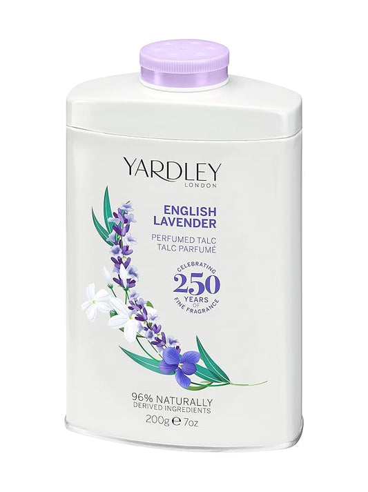 English Lavender by Yardley of London 7 oz perfumed talc