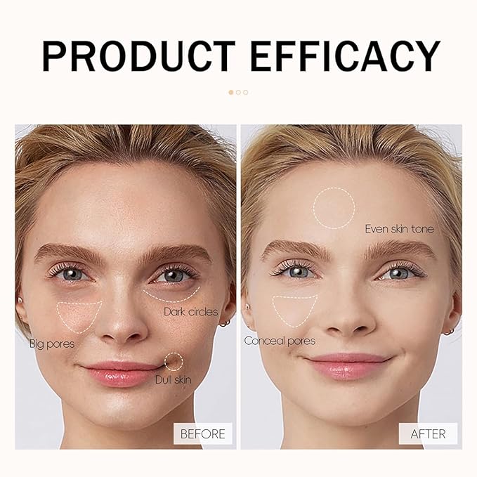 BB Blur Cream Tinted Moisturizer With Spf, Tinted Care Primer, Waterproof Concealer, Spf 30 Sunscreen, 3 Shades, All Skin Types (03# Wheat, 30g/1 Oz)