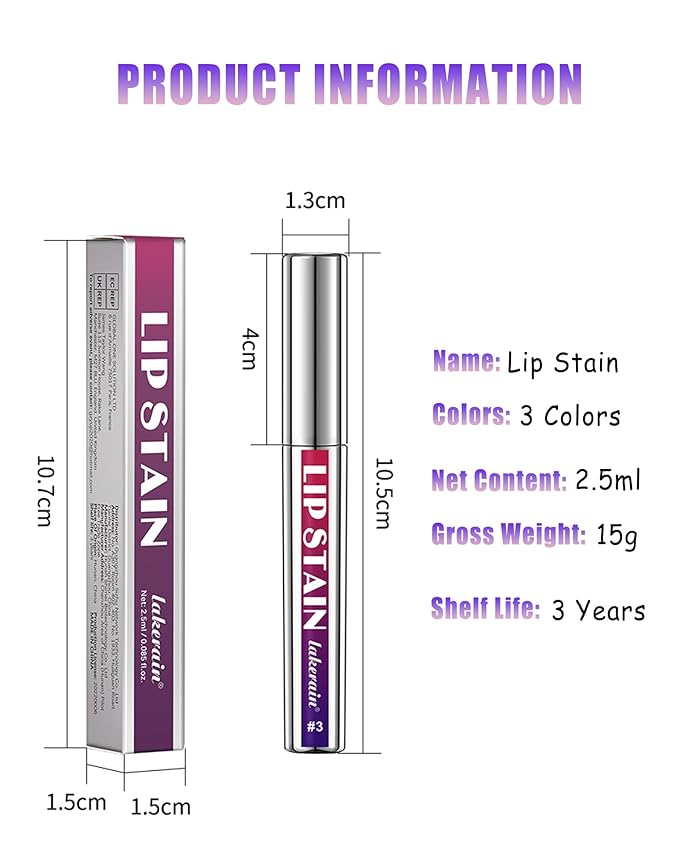 Lip Stain Peel Off,2Pcs Peel Off Lip Stain Tattoo Long Lasting Lip Liner Stain Nude Pink Matte Lip Gloss Waterproof Smudge Proof Lipstick,High Pigmented Color Peel Off Lip Tint Women Makeup Gift-02+03