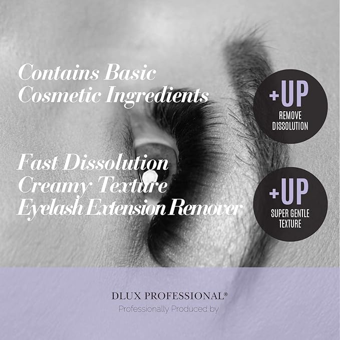 Eyelash Extensions Gel Glue Remover - 15ml, Clear Natural Pigment, Professional Korean Eyelashes Extensions Adhesive Remover Gel Type, Fast Dissolution, Eyelash Extension Supplies (GEL REMOVER)