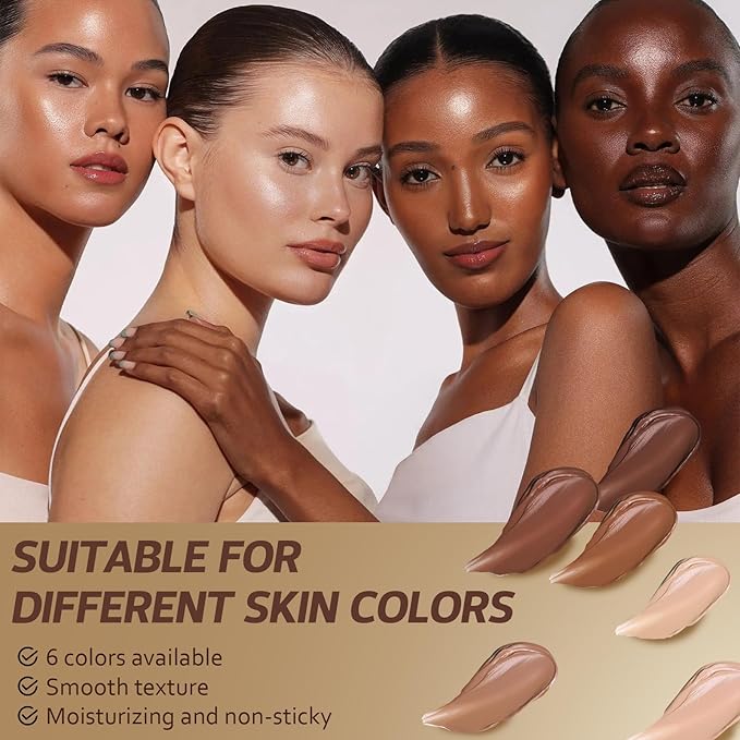 Beauty Balm Serum Boosted Skin Tint, Solid Tinted Moisturizing Serum Foundation Stick, Buildable Medium-to-Full Coverage Contour Stick for Face Makeup (#03)