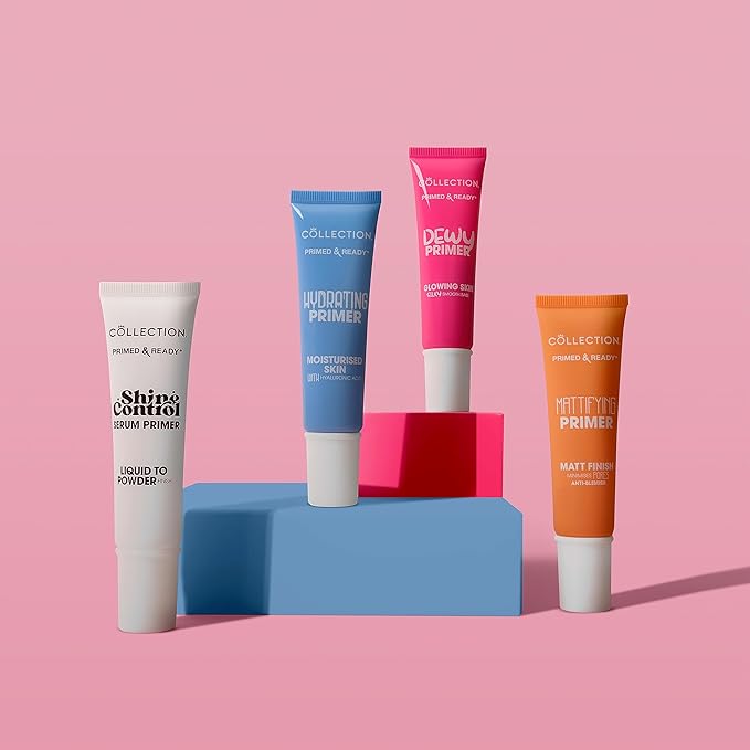 Cosmetics Primed and Ready Illuminating Primer, Dewy Finish For Dry Skin, 25ml, Pearl (Packaging may vary)