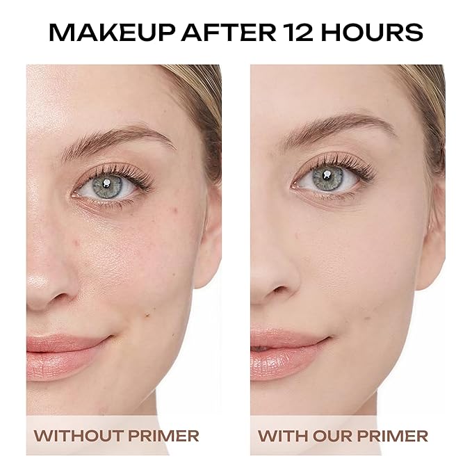 Silky Makeup Base Face Primer – Pore-Blurring, Mattifying & Hydrating Lotion – Lightweight, Oil-Free Face Cream for a Flawless, Long-Lasting Look – Preps & Protects Skin