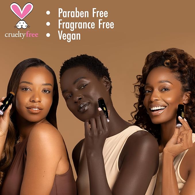 Black Radiance Color Perfect Foundation Stick, Brownie, Multi-tasking Face Foundation