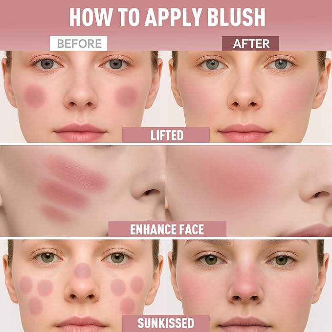 FV Liquid Blush, Long Lasting Buildable Cream Cheek Tint with High-Pigment Color, Weightless Blendable Formula for Natural Dewy Finish (Courage)